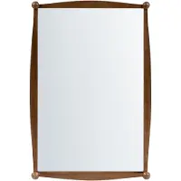 Beliani TORTERON - Wandspiegel - Bruin - Glas