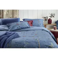 Pip studio Dekbedovertrek Desi Garden Blue Percal-260 x 200 / 220 cm | Extra Breed