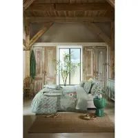 Pip studio Dekbedovertrek Everbloom Green Percal-200 x 200 / 220 cm | 2-Persoons