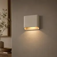 Artdelight Wandlamp Diaz 1l Champagne