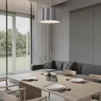 Lyora Design hanglamp Alve grijs Ø 45cm
