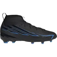 Adidas F50 Hyperfast League Mid Gras Voetbalschoenen (FG) Kids Zwart Zwart Blauw