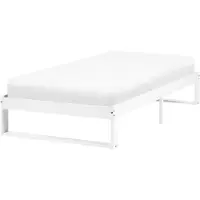 Beliani TALAIRAN - Eenpersoonsbed - Wit - 90 x 200 cm - Dennenhout
