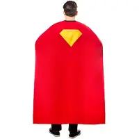 Rubies Superman Cape Volwassenenkostuum - - Maat One Size