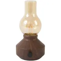 Light & Living Tafellampje Zeny Hout Op Batterij