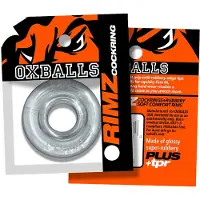 Oxballs - Rimz Softlips - Siliconen/TPR Cockring - Transparant