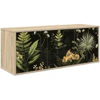 vidaXL Wand gemonteerd TV Kast RHENEN 102 x 33 x 40 cm Sonoma Eiken