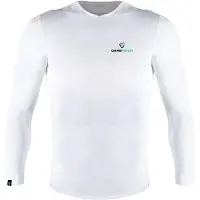 Gamepatch | Compression shirt LONG SLEEVES | Wit | Maat XS | Basketball | Handball | Urban Sports