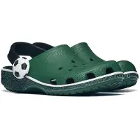 Crocs Klomp Kids Classic Soccer Turf Clog Turf Green-Schoenmaat 28 - 29
