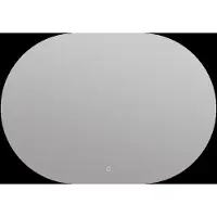 Arcqua Spiegel ovaal 100x70 cm ovaal horizontaal backlight led