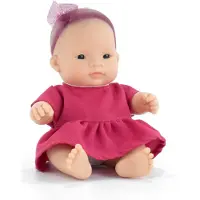 Miniland Babypop - Aziatisch Meisje 21Cm - Met Vanillegeur - Waterdicht - 10 Maanden