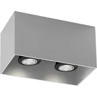 Wever & Ducre Box PAR16 Plafondlamp Box 2.0 | Aluminium Brushed