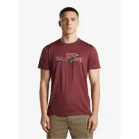Icebreaker - Merino 150 Tech Lite S/S Tee Transportage - Merinoshirt S, rood