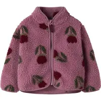 Name it - Kid's Nelda Teddy Cardigan - Fleecevest 98, purper