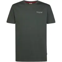 Petrol Industries Shirt groen gemêleerd / wit