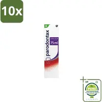 Parodontax 10 x - Tandpasta - Ultra Clean - Tegen Bloedend Tandvlees - 75 ml - Grootverpakking - Tandpasta - Bloedend Tandvlees - Tandplak - Gezond Tandvlees - Mondverzorging