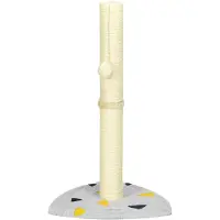PawHut Paws Krabpaal 62cm Kattenkrabpaal met Krabbal Kattenkrabpaal