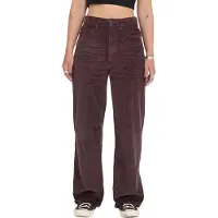 Volcom - Women's Weellow II Cord - Vrijetijdsbroek 27, bruin