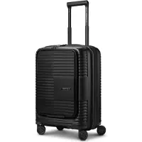 Redolz Essentials 17 2.0 4 wielen Cabinewagen 55 cm Laptopvak met uitbreidingsplooi zwart
