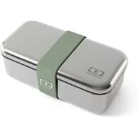 Monbento Sense Lunchbox - RVS - 700 ml - Oven- & Magnetronbestendig - Groen