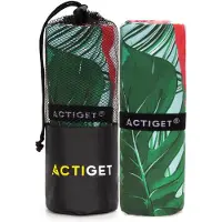 Actiget Strandlaken | Badlaken | Strandhanddoek | Microvezel | 180 x 100 cm | Roze