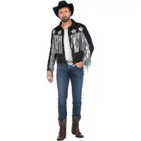 Coppens Western franje jasje sterren | Maat L-xl |