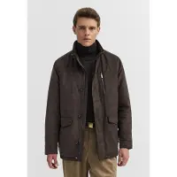 Bugatti parka jas bruin gevoerd