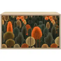 vidaXL Wand gemonteerd TV Kast ZAANDAM 69 x 33 x 40 cm Sonoma Eiken