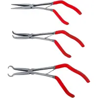 BGS-technic BGS Set telefoon- en langbektangen - met pistoolgreep - 275 mm - 3 delig