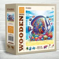 Wooden City Houten Stad Houten Puzzel Egzotic Vis 250 stukjes