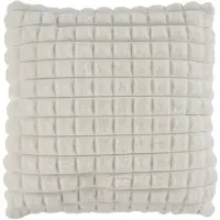 Padiro sierkussen - 45 x 45 cm - Ivoor - Reliëfstructuur - Polyester