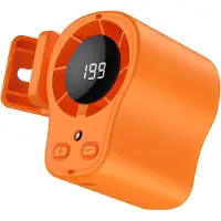 VHV -Draagbare Mini-Ventilator - High-Speed Handventilator met Clip - Oplaadbare Riemventilator met USB - Stille Handsfree Nekventilator voor Paraplu, Festival en Outdoor - Oranje