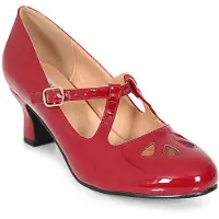 Banned - Glamour In Time Mary Janes Pumps - 38 Shoes - Bordeaux rood