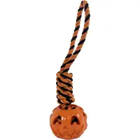 FOFOS halloween werpflostouw met pompoen tpr 31x9,5x9,5 cm
