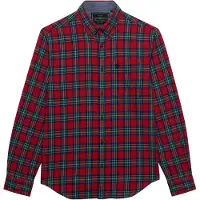 Superdry Overhemd navy / groen / rood / wit