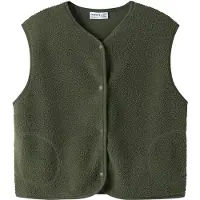 Name it Bodywarmer 'NKFOwine' donkergroen