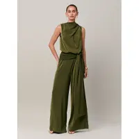 SAVEL Jumpsuit 'Elliana' olijfgroen