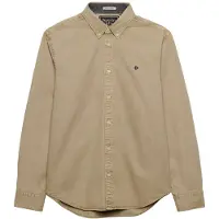 Superdry Overhemd navy / mokka
