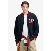 Superdry Tussenjas marine / vuurrood / offwhite