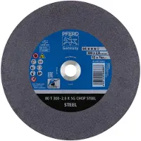 PFERD TOOLS 80 T 300-2,8 K SG CHOP STEEL/25,4 66323070 Doorslijpschijf recht 300 mm 20 stuk(s) Getemperd staal, Staal