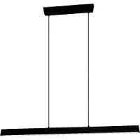 Eglo Smart LED Pendelleuchte Simolaris-Z Schwarz 122x5,5cm 34,3W 3960lm RGBTW 2700-6500K Dimmbar App Bluetooth Zigbee