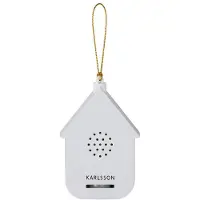 Karlsson Mini Cuckoo Tafelklok | Met Koekoeksklok | 5.4x7.2x3cm | Wit