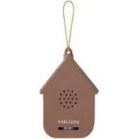 Karlsson Mini Cuckoo Tafelklok | Met Koekoeksklok | 5.4x7.2x3cm | Mocha bruin