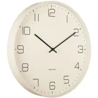 Karlsson Lofty Wandklok | Ø40cm | Off wit