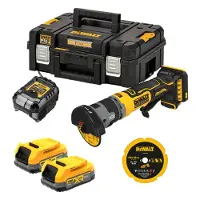 DeWalt Compacte schuurmachine 76 mm XR 18V 1.7Ah lithium-ion borstelloos Powerstack - - DCG430E2T-QW