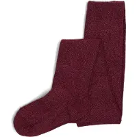 Mp Denmark Meisjes Beenmode Glitter Tights - Bordeaux - Maat 70