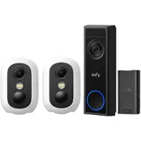 Eufy Security C31 Video Deurbel + 2* Security eufyCam C35 - Wit