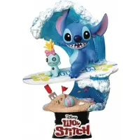 Beast Kingdom Toys Disney Zomerserie D-Stage PVC Diorama Surfer Stitch, 15 cm
