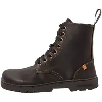 El naturalista Arizona Leren Enkellaarsjes Zwart (36), Leer, Plat, Veters, Casual 252641101005_001