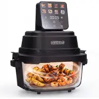 Löwenthal Airfryer Glazen Oven Digitaal - Airfryen, Bakken, Grillen en Roosteren - 8 Programma's - 4 Liter - 80–200 °C -